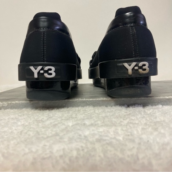 Yohji Yamamoto x adidas Low Platform Loafers Chain Detail Black Sz 8.5 - Picture 5 of 14